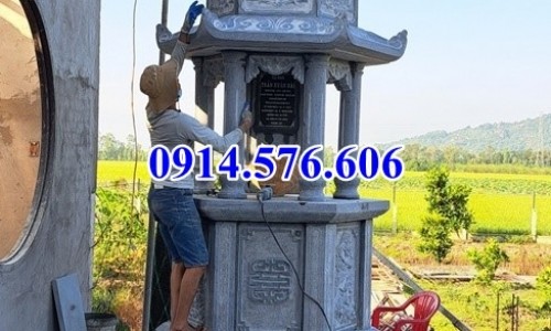 018 Mộ ba mái bằng đá đẹp bán tại Lào Cai