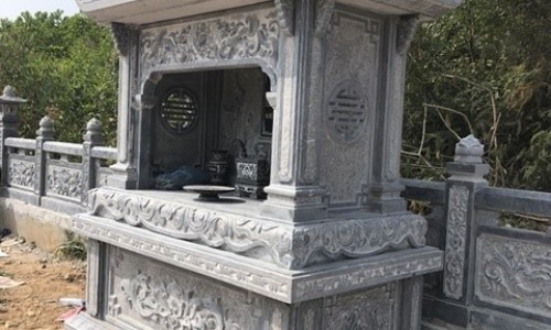 037 mẫu nhà mồ đá trắng đẹp bán quảng ngãi, mộ để thờ lưu tro cốt