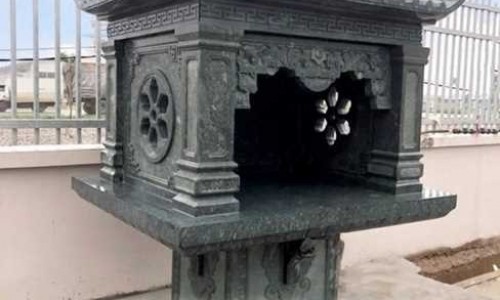 07 mẫu miếu thờ đá đẹp bán an giang – bàn thờ thiên