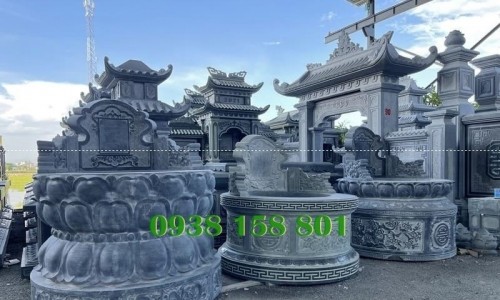 15+ mẫu mộ đá lục giác - bát giác - mộ tròn bán Sài Gòn