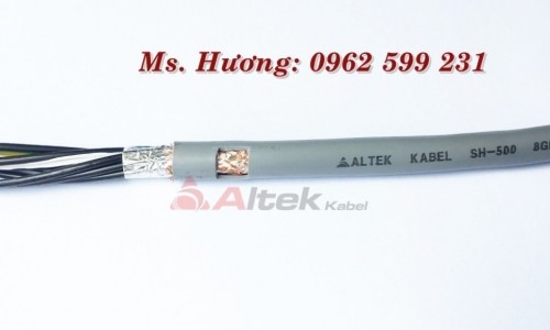 Cáp điều khiển 8 lõi Altek kabel 0.5, 0.75, 1.0, 1.5 mm2