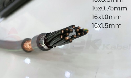 Cáp tín hiệu chống nhiễu/ cáp điều khiển 16x0.5mm/16x0.75mm/16x1.0mm