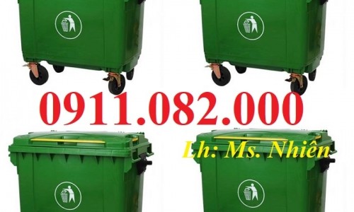 Giá sỉ thùng rác nhựa giá siêu rẻ- thùng rác 120l 240l 660l, thùng rá