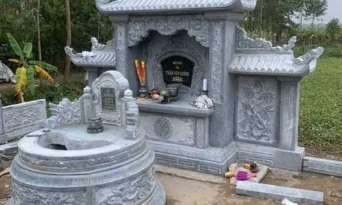 Mẫu am thờ miếu thờ đặt ngoài nghĩa trang lăng mộ tại cà mau