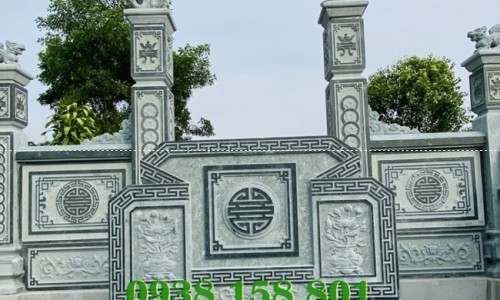 Mẫu cổng nghĩa trang bằng đá mỹ nghệ bán tại Bình Định - cổng làng, xã