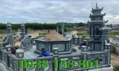 Mẫu lăng mộ đá tổ tiên đẹp giá rẻ bán Ninh Thuận