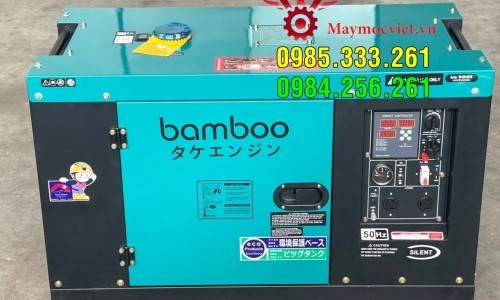 Máy phát điện chạy dầu 6KW đề cót Bamboo 7800ET