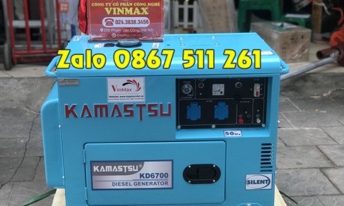 Máy phát điện Kamastsu KD6700 thương hiệu nhật bản 5kw chạy dầu
