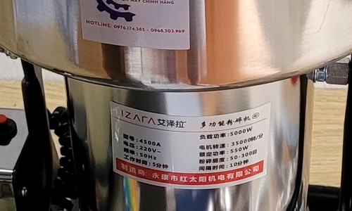 Máy xay nghiền bột trầm hương siêu mịn 4500G (5000W) chính hãng