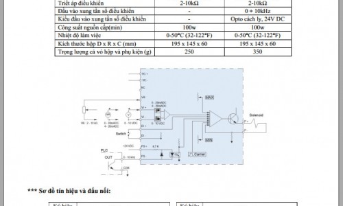 Modul điều khiển van tỉ lệ APCV-V1.4-AP-20 do TTH Automatic sản xuất