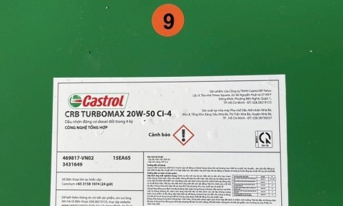 Mua bán Dầu nhớt động cơ Castrol CRB Turbomax 20W50 Ci4 chíng hãng.