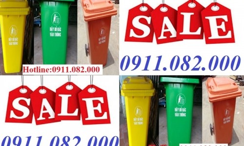  Sử dụng thùng rác 120 lít 240 lít 660 lít giá rẻ tại thị trường miền 