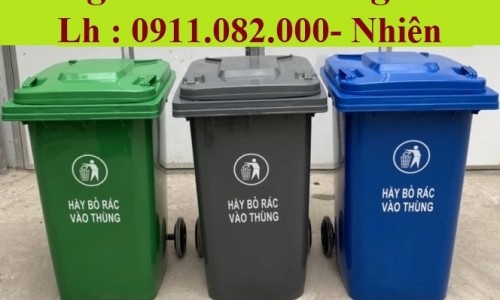  Thùng rác nhựa giá rẻ tại miền nam- thùng rác 120 lít 240 lít 660 lít