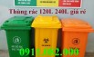  Chuyên phân phối thùng rác nhựa giá rẻ miền tây- thùng rác 120l 240l 
