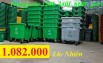  Sỉ lẻ thùng rác nhựa giá rẻ- thùng rác 120L 240L 660L màu xanh giá sỉ