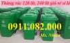  Xả kho thùng rác nhựa giá rẻ- thùng rác inox, thùng rác 120l, 240l,66