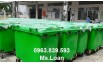 Xe đẩy rác 660L dung tích lớn, thùng rác khu dân cư rẻ / 0963 839 563
