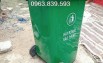 Giá thùng rác 240L màu xanh lá rẻ quận 7 / 0963.839.593 Ms.Loan