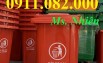 Hạ giá thùng rác nhựa, thùng rác 120l 240l 660l giá rẻ- thùng rác đủ m